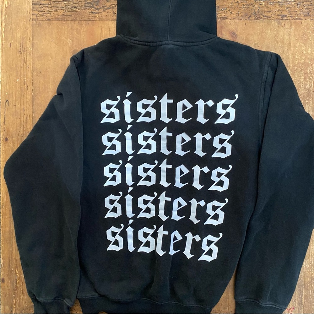 James Charles Sisters Hoodie Sweatshirt Adult Small Black Pullover Logo